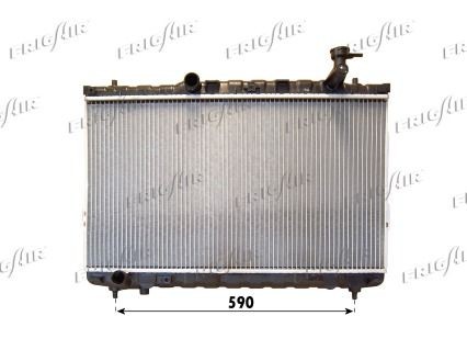 FRIGAIR 0128.3087 Engine radiator Aluminium, Plastic, 400 x 725 x 20 mm