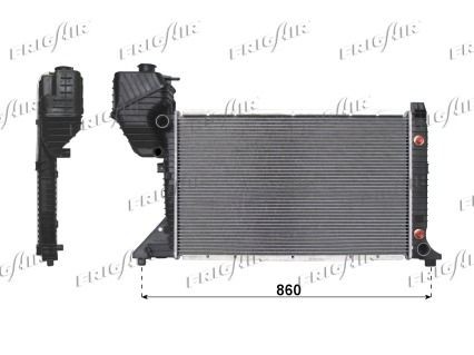 FRIGAIR 0206.2086 Engine radiator Aluminium, Plastic, 680 x 410 x 42 mm