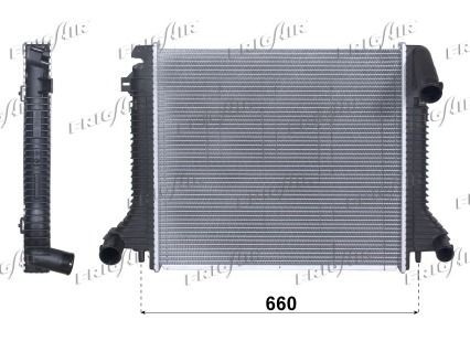 FRIGAIR 0206.3006 Engine radiator Plastic, Aluminium, 570 x 520 x 42 mm