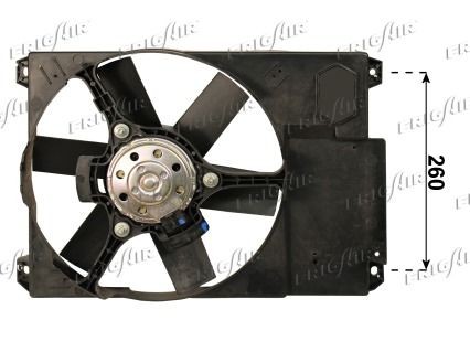 Great value for money - FRIGAIR Fan, radiator 0504.1195