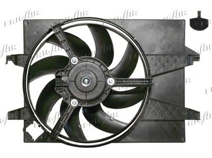 FRIGAIR 0505.1416 Fan, radiator Ø: 360 mm, 12V, 250W