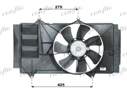 5515.1829 FRIGAIR 0515.1829 Fan, radiator 16361-0N010