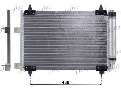 FRIGAIR 0808.3016 Air conditioning condenser 510 x 370 x 16 mm, R 134a