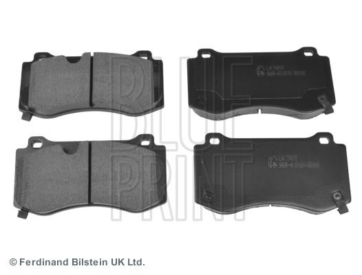 BLUE PRINT ADA104232 Brake pad set Front Axle, with acoustic wear warning