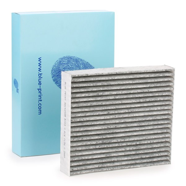 BLUE PRINT Activated Carbon Filter, 204 mm x 178 mm x 40 mm Width: 178mm, Height: 40mm, Length: 204mm Cabin filter ADC42508 buy