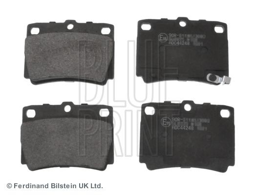D733-7602 BLUE PRINT Rear Axle, with acoustic wear warning Width: 59mm, Thickness 1: 14,9mm Brake pads ADC44248 buy