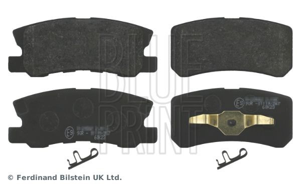 23582 BLUE PRINT Rear Axle, with acoustic wear warning, with piston clip Width: 45mm, Thickness 1: 15,5mm Brake pads ADC44259 buy