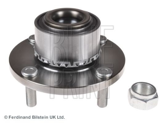 ADC48252 BLUE PRINT Wheel bearings MITSUBISHI Front Axle Left, Front Axle Right, with axle nut, Wheel Bearing integrated into wheel hub, with integrated magnetic sensor ring, with ABS sensor ring, with wheel hub, 75 mm, Angular Ball Bearing