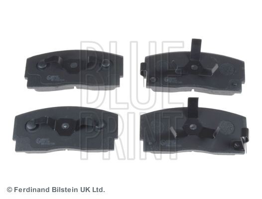 BLUE PRINT ADD64207 Brake pad set Front Axle, with acoustic wear warning, with piston clip