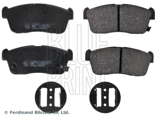 BLUE PRINT ADD64233 Brake pad set Front Axle, with acoustic wear warning