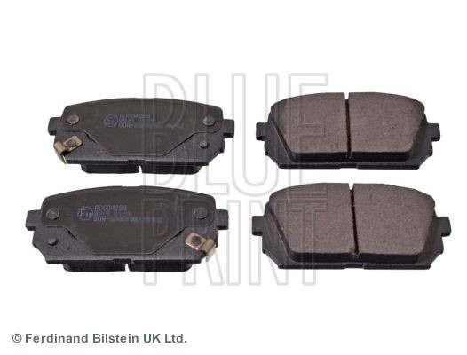BLUE PRINT ADG04283 Brake pad set Rear Axle, with acoustic wear warning