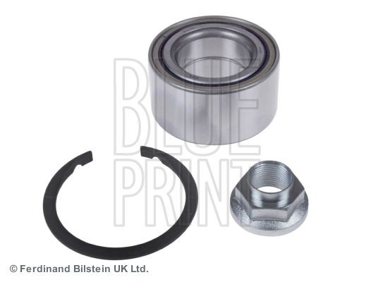 BLUE PRINT ADG08311 Wheel bearing kit Rear Axle Left, Rear Axle Right, with axle nut, with retaining ring, 76 mm, Tapered Roller Bearing