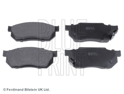 BLUE PRINT ADH24213 Brake pad set Front Axle, with acoustic wear warning, with anti-squeak plate