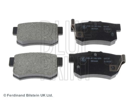 BLUE PRINT ADH24264 Brake pad set Rear Axle, with acoustic wear warning