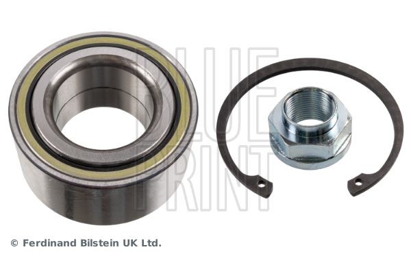 BLUE PRINT ADH28229 Wheel bearing kit with axle nut, with retaining ring, with nut, 84 mm, Angular Ball Bearing
