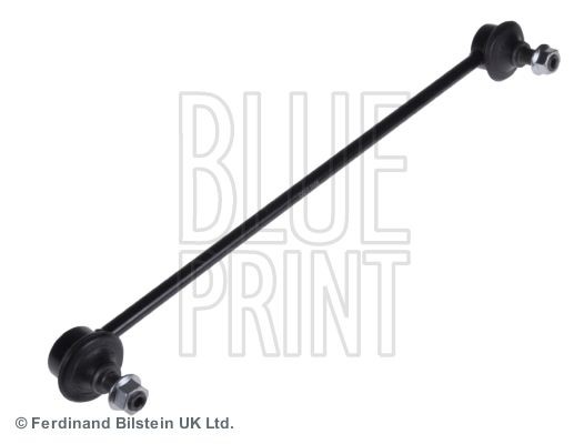 Sway bar link BLUE PRINT Front Axle Left, 320mm, M10 x 1,25 , with self-locking nut, with nut, Steel , black - ADH28541