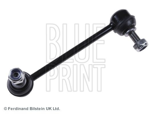 BLUE PRINT ADH28545 Anti-roll bar link Front Axle Left, 150mm, M10 x 1,25 , with self-locking nut, Steel , black
