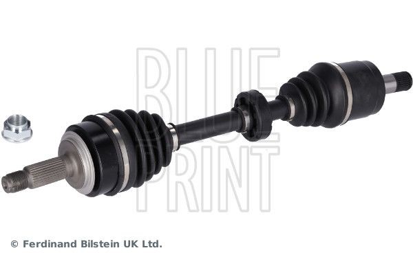 BLUE PRINT ADH289501 Drive shaft Front Axle Left, with axle nut, with nut