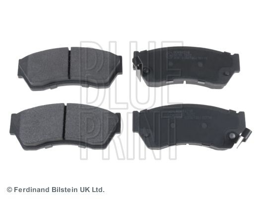 BLUE PRINT ADK84218 Brake pad set Front Axle, with acoustic wear warning