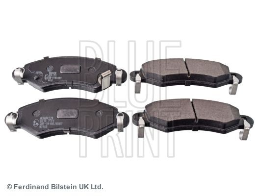 BLUE PRINT ADK84228 Brake pad set Front Axle, with acoustic wear warning