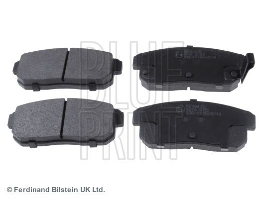 D1008-7912 BLUE PRINT Rear Axle, with acoustic wear warning Width: 43mm, Thickness 1: 14mm Brake pads ADK84230 buy