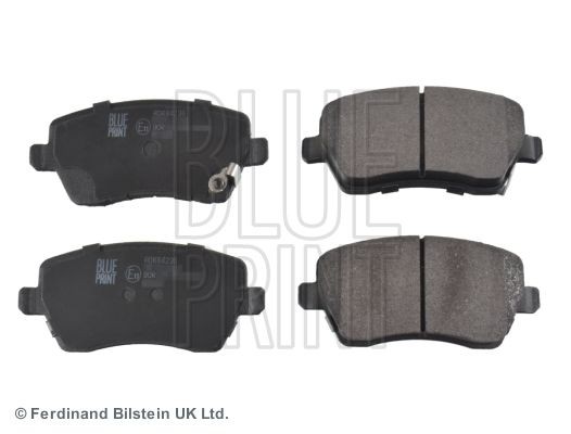 23973 BLUE PRINT Front Axle, with acoustic wear warning Width: 53mm, Thickness 1: 17mm Brake pads ADK84236 buy