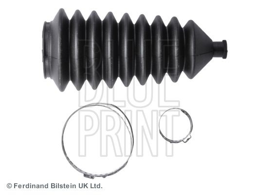 Bellow steering BLUE PRINT Rubber, Front Axle Left, with clamps Ø: 10, 46 mm, 166 mm - ADK881501