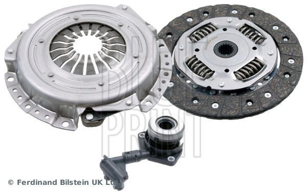 BLUE PRINT ADM53084 Clutch kit three-piece, with central slave cylinder, with synthetic grease, 190mm