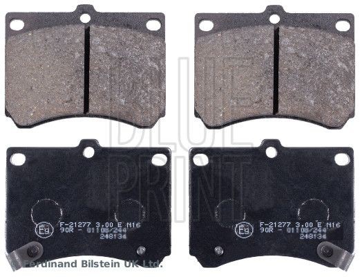 BLUE PRINT ADM54227 Brake pad set Front Axle, with acoustic wear warning