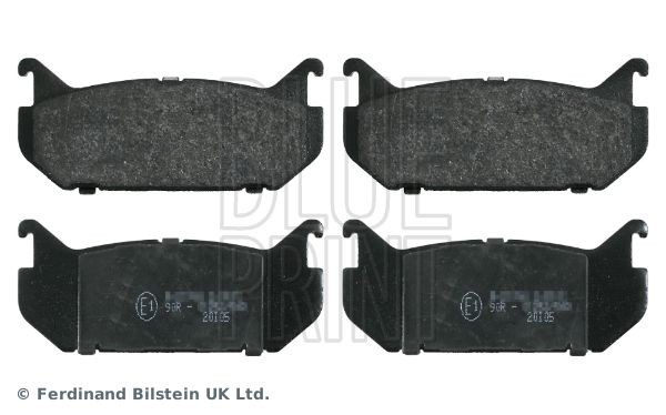 Great value for money - BLUE PRINT Brake pad set ADM54293