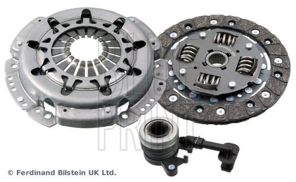 BLUE PRINT ADN130160 Clutch kit three-piece, with central slave cylinder, with synthetic grease, 180mm