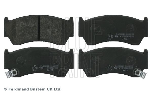 23004 BLUE PRINT Front Axle, with acoustic wear warning Width: 48mm, Thickness 1: 16mm Brake pads ADN14285 buy