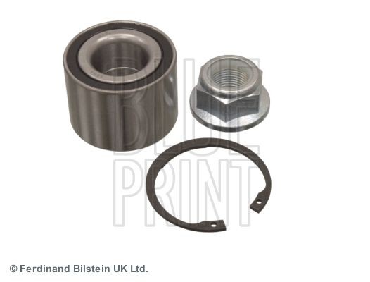 BLUE PRINT ADN18346 Wheel bearing kit Rear Axle Left, Rear Axle Right, with axle nut, with retaining ring, with nut, 52 mm, Tapered Roller Bearing