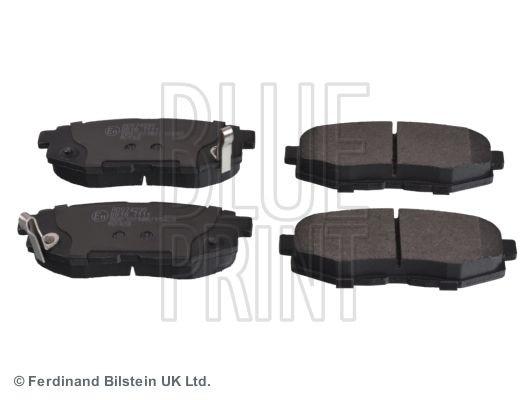 BLUE PRINT ADS74235 Brake pad set Rear Axle, with acoustic wear warning