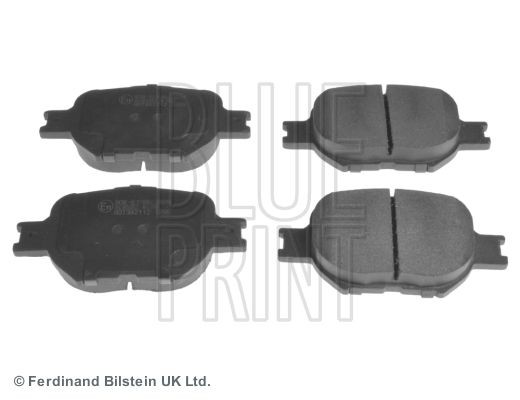BLUE PRINT ADT342112 Brake pad set Front Axle, excl. wear warning contact