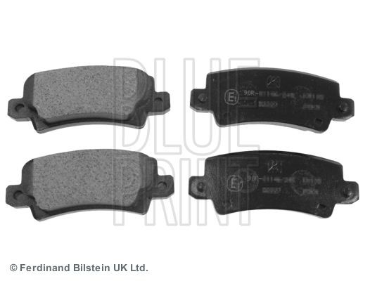 BLUE PRINT ADT342131 Brake pad set Rear Axle, excl. wear warning contact