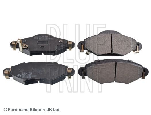 BLUE PRINT ADT342139 Brake pad set Front Axle, with acoustic wear warning