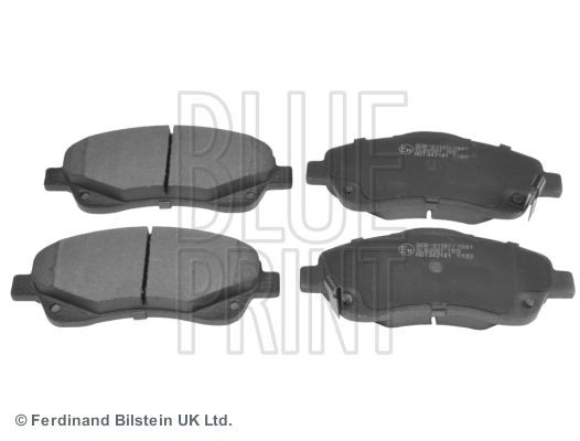 BLUE PRINT ADT342141 Brake pad set Front Axle, with acoustic wear warning
