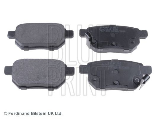 BLUE PRINT ADT342167 Brake pad set Rear Axle, with acoustic wear warning
