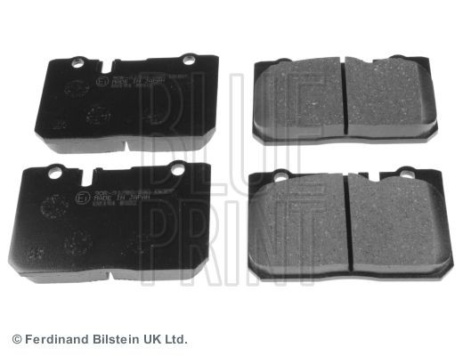 BLUE PRINT ADT34287 Brake pad set Front Axle, prepared for wear indicator