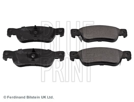 BLUE PRINT ADZ94202 Brake pad set Rear Axle, with acoustic wear warning, with piston clip