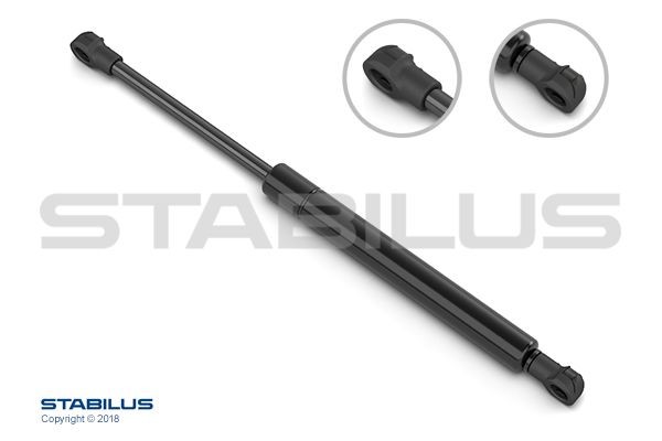 0712PK STABILUS Tailgate struts BMW 280N, 366 mm, // LIFT-O-MAT®