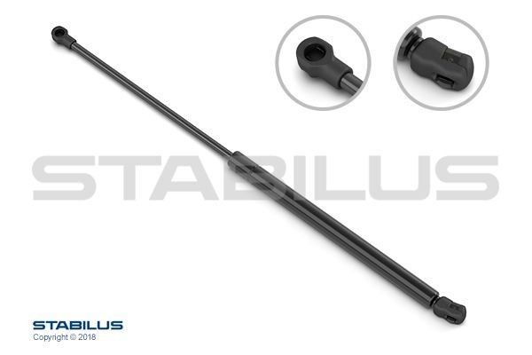 STABILUS // LIFT-O-MAT® 530N, 500 mm Stroke: 205mm Gas spring, boot- / cargo area 018376 buy