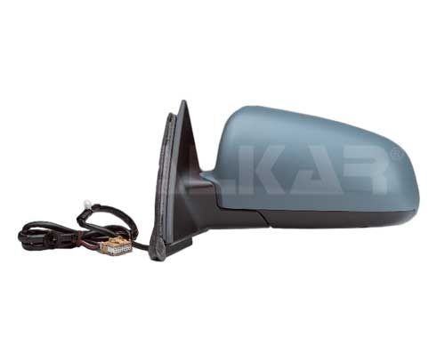 ALKAR 6128503 Wing mirror Right, primed, Electric, Heatable, Convex, for left-hand drive vehicles