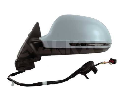 ALKAR 6155791 Wing mirror Left, primed, Electric, Heatable, Aspherical, for left-hand drive vehicles