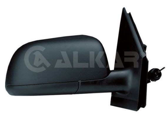 ALKAR 6165110 Wing mirror Right, Control: cable pull, Convex, for left-hand drive vehicles