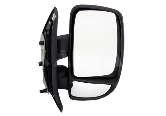 ALKAR 9202905 Wing mirror Right, Manual, with wide angle mirror, Short mirror arm, Convex, for left-hand drive vehicles