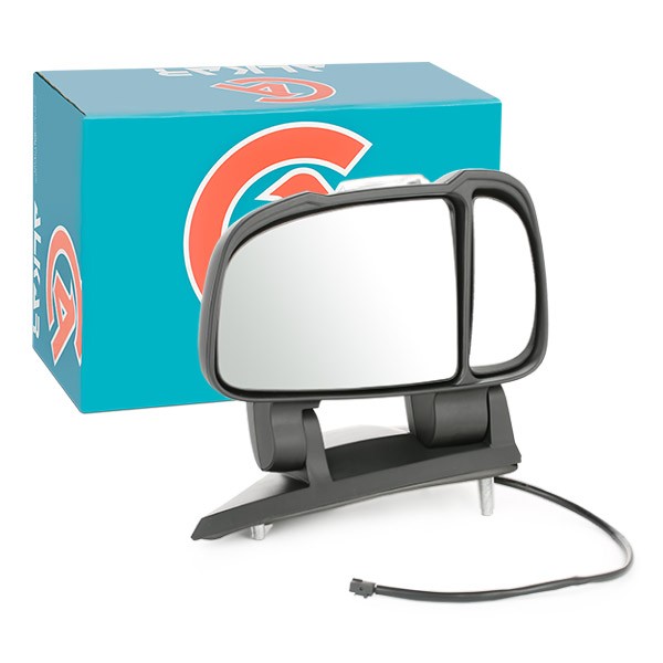 ALKAR Right, Manual, with wide angle mirror, Short mirror arm, Convex, for left-hand drive vehicles Side mirror 9202922 buy