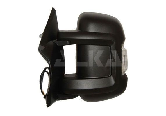 ALKAR 9235922 Wing mirror Left, Electric, Heatable, with thermo sensor, with wide angle mirror, Short mirror arm, Convex, for left-hand drive vehicles