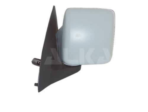 ALKAR 9237421 Wing mirror Left, primed, Control: cable pull, Convex, for left-hand drive vehicles